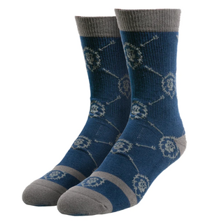World of Warcraft Glory and Honor Socks-One Size-Navy/Gray