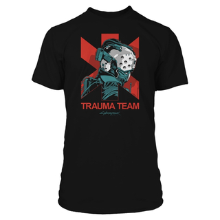 Jinx Cyberpunk 2077 - Trauma Comic T-shirt Black, S