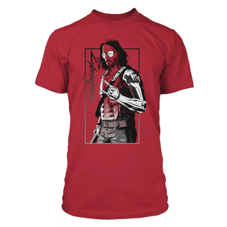 Jinx Cyberpunk 2077 - Toy Box Johnny T-shirt Dark Red, XL