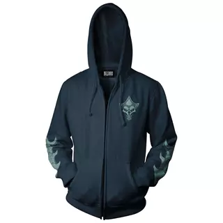 Jinx World of Warcraft - Shadowlands Queen of Destruction Zipper Hoodie Navy, S