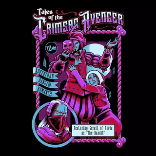 Jinx The Witcher 3 - Crimson Avenger T-shirt Black, S