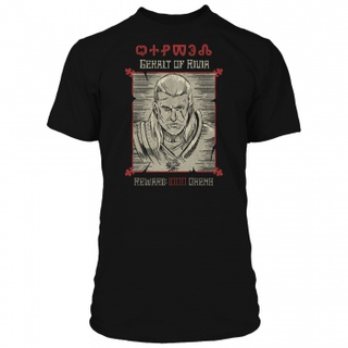 Jinx The Witcher 3 - Wanted Poster T-shirt Czarny, S