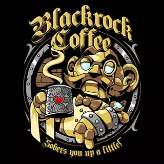 Jinx World of Warcraft - Blackrock Coffee Premium T-shirt Black, S