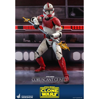 Hot Toys Star Wars: The Clone Wars - Figura della Guardia di Coruscant Scala 1/6