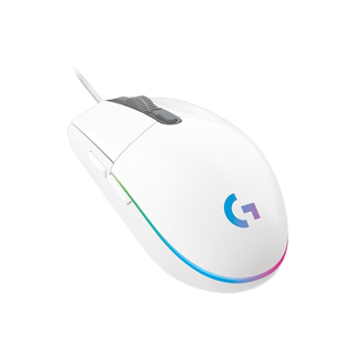 Logitech G102 Lightsync - Wired Gaming Mouse (White)