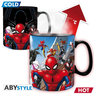Marvel - Spiderman Mug Heat Change, Multiverse - 460ml