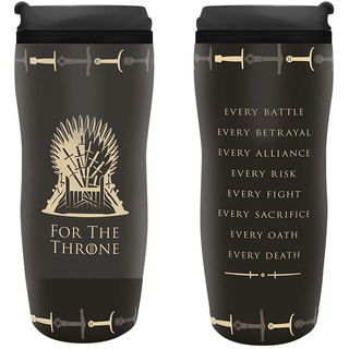 Game of Thrones - Tazza da viaggio Thermos del Trono, 355 ml
