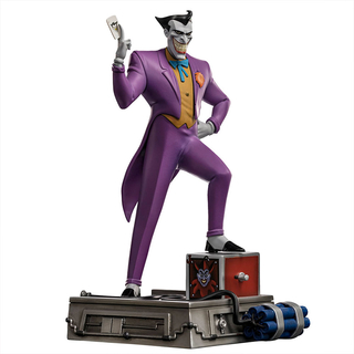 Iron Studios Batman - Zeichentrickserie Joker Statue Kunst Maßstab 1/10