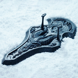 Blizzard World of Warcraft - Βάση τοίχου για το σπαθί Frostmourne