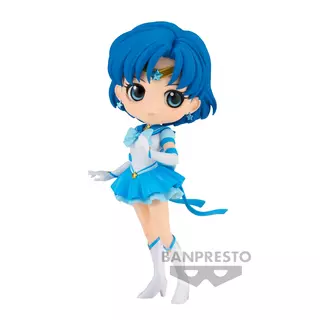 Bandai Banpresto Pretty Guardian Sailor Moon Cosmos the Movie - Q posket-Eternal Sailor Mercury (ver.B) Figure