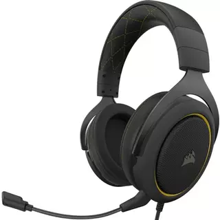 Corsair Gaming - HS60 Pro Surround 7.1 USB Headset, Black/Yellow