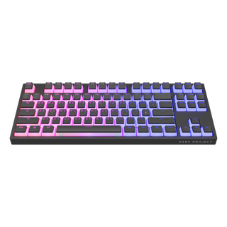 Dark Project KD87A Pudding Black - Gateron Cap Teal RGB (ENG/UA)