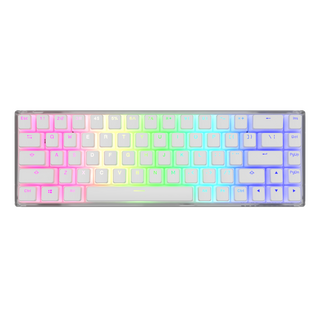Dark Project KD68B Transparent - Pudding White - G3MS Mech. RGB (ENG)