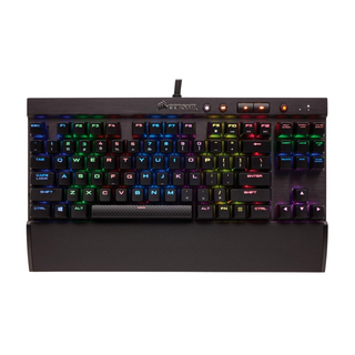Corsair Gaming - K65 LUX RGB Compact Mechanische Tastatur (US Layout)