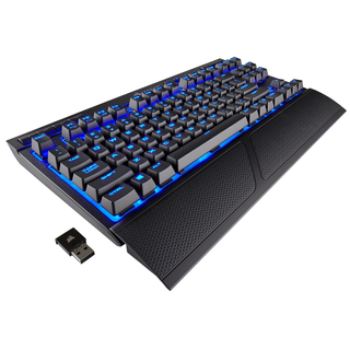 Corsair Gaming - K63 Blau Led Tastatur Us Layout - Cherry Mx