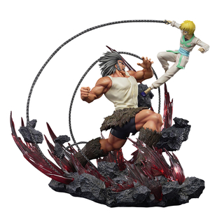 HEX Collectibles Hunter x Hunter - Kurapika vs. Uvogin szobor 1/6 méretarányú, limitált példányszámban