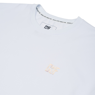 FragON - Holografic Logo Oversize T-shirt White, S/M