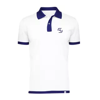SK Gaming - Polo White, 2XL