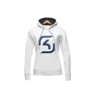 SK Gaming - Dámská mikina s kapucí White, L