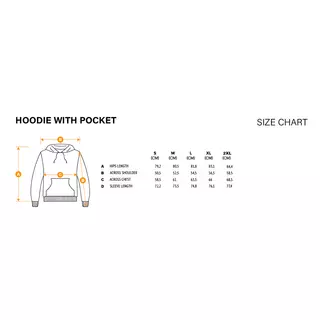 Virtus.pro Hoodie classic w/pocket white, 2XL