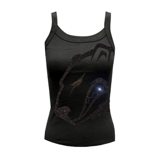 Virtus.pro - Γυναικεία μπλούζα με λουράκια Μαύρο, M