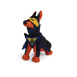 Plush toy WP MERCHANDISE Doberman Ukrainian superhero 24 cm