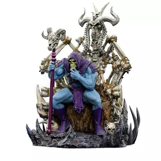 Iron Studios Masters of the Universe - Skeletor on Throne Statue Delux Art Scale 1/10