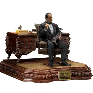 Iron Studios The Godfather - Don Vito Corleone Statue Deluxe Art Scale 1/10