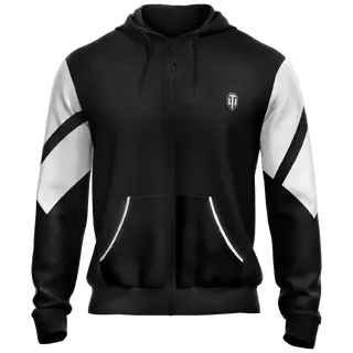World of Tanks Zip hoodie black&white, M