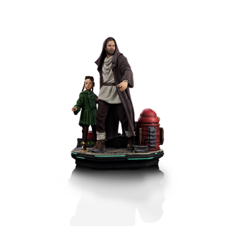 Iron Studios Star Wars - Obi-Wan and Young Leia Statue Deluxe Art Scale 1/10