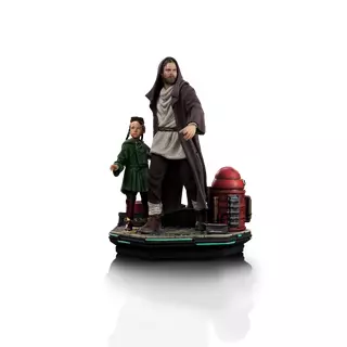 Iron Studios Star Wars - Obi-Wan et la jeune Leia Statue Deluxe Art Scale 1/10