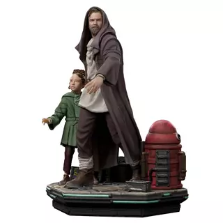 Iron Studios Star Wars - Obi-Wan et la jeune Leia Statue Deluxe Art Scale 1/10