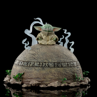Iron Studios Il Mandaloriano - Grogu Legacy Replica 1/4