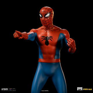 Iron Studios Spider-Man '60s Animated Series - Pointing Meme Statue Art Scale 1/10