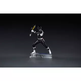 Iron Studios Power Rangers - Black Ranger Statue Art Scale 1/10