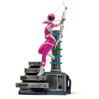 Iron Studios Power Rangers - Pink Ranger Statue Kunst Maßstab 1/10