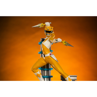 Iron Studios Power Rangers - Statua del ranger giallo in scala 1/10