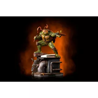 Iron Studios Teenage Mutant Ninja Turtles - Michelangelo Statue Art Scale 1/10
