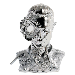 PureArts Terminator 2 - T-1000 Máscara de Arte Estatua de Metal Líquido Escala 1/1 Regular