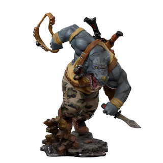 Iron Studios TMNT - Άγαλμα Rocksteady BDS Art Scale 1/10