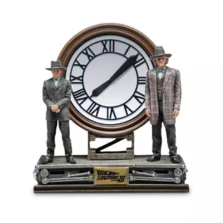 Iron Studios Back to the Future III - Marty and Doc at the Clock Statue Delux Art Scale 1/10