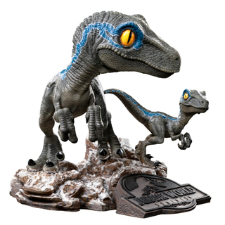 Iron Studios & Minico Jurassic World Dominion - Blaue und Beta-Figur