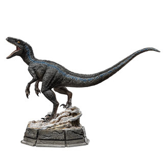 Iron Studios Jurassic World Dominion - Estatua Azul Arte Escala 1/10