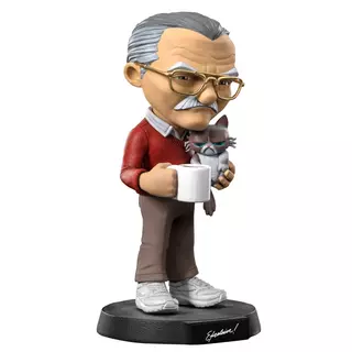 Iron Studios POW! ENTERTAINMENT - Stan Lee with Grumpy Cat MiniCo Figure