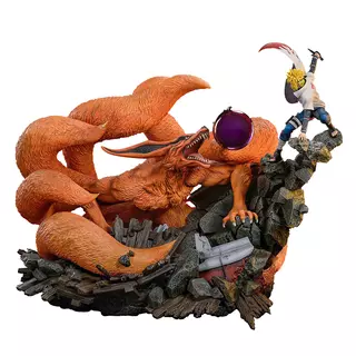 HEX Collectibles Naruto Shippuden -Battle of Destiny: Namikaze Minato vs Kurama 1:8 scale Statue Limited Edition