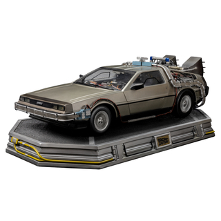 Iron Studios BTTF1 - DeLorean szobor 1/10 méretarányban