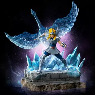 Iron Studios Saint Seiya - Cygnus Hyoga Statue Deluxe Art Scale 1/10