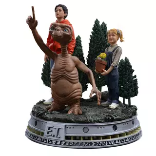 Iron Studios E.T. - E.T., Elliot and Gertie Statue Deluxe Art Scale 1/10