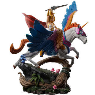 Iron Studios Masters of the Universe - She-Ra And Swiftwind Statue BDS Art Scale 1/10