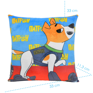 WP MERCHANDISE Patron the Dog (kreskówka) - poduszka dekoracyjna z psim patronem